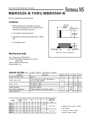 Datasheet MBR0520-N manufacturer Formosa