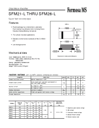 Datasheet SFM25-L manufacturer Formosa