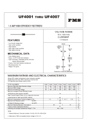 Datasheet UF4001 manufacturer Formosa