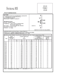 Datasheet Z110 manufacturer Formosa