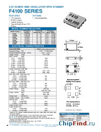 Datasheet F4100 manufacturer Fox Electronics