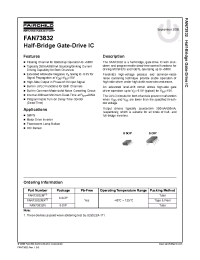 Datasheet FAN73832MX manufacturer Freescale