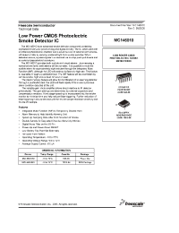 Datasheet MC146010ED manufacturer Freescale