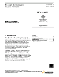 Datasheet MC9328MXL manufacturer Freescale