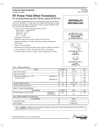Datasheet MRF9060LR1 manufacturer Freescale