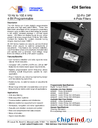 Datasheet 424H4Y2 manufacturer Frequency Devices