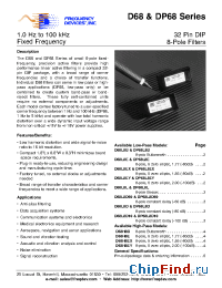 Datasheet DP68 manufacturer Frequency Devices