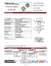 Datasheet FMOC3825A/S manufacturer Frequency Management