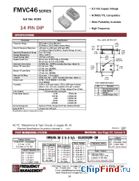 Datasheet FMVC4600AGF manufacturer Frequency Management