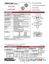 Datasheet FMVC4820BED manufacturer Frequency Management