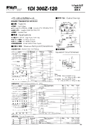 Datasheet 1DI300Z-120 manufacturer Fuji