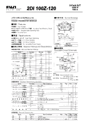 Datasheet 2DI100Z-120 manufacturer Fuji