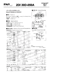 Datasheet 2DI30D-050 manufacturer Fuji