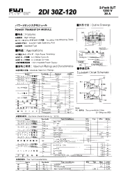 Datasheet 2DI30Z-120 manufacturer Fuji