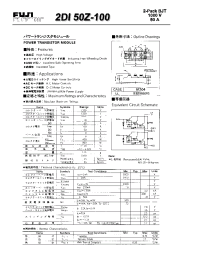 Datasheet 2DI50Z-100 manufacturer Fuji