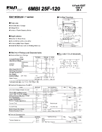 Datasheet 2MBI200F-060 manufacturer Fuji
