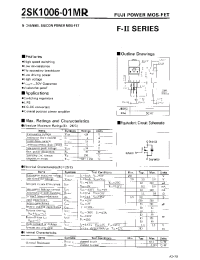 Datasheet 2SK1006 manufacturer Fuji