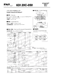 Datasheet 6DI20C-050 manufacturer Fuji