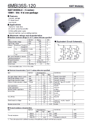 Datasheet 6MBI35S-120 manufacturer Fuji
