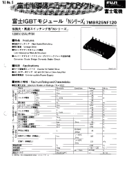 Datasheet 7MBR20NF120 manufacturer Fuji