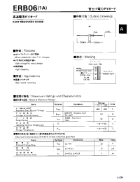 Datasheet ERB06 manufacturer Fuji