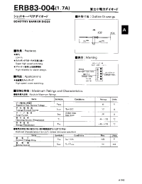 Datasheet ERB83-004 manufacturer Fuji