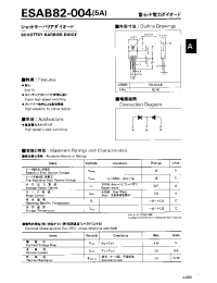 Datasheet ESAB82-004 manufacturer Fuji
