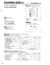 Datasheet ESAB85-009 manufacturer Fuji