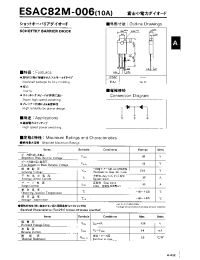 Datasheet ESAC82M-006 manufacturer Fuji