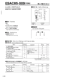 Datasheet ESAC85-009 manufacturer Fuji