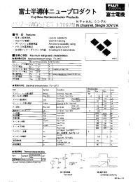 Datasheet F7007N manufacturer Fuji
