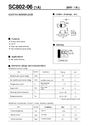 Datasheet SC802-06 manufacturer Fuji