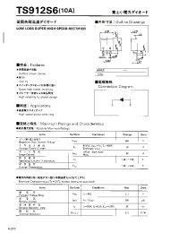 Datasheet TS912S6 manufacturer Fuji
