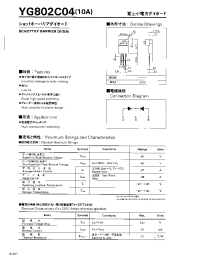 Datasheet YG802C04 manufacturer Fuji