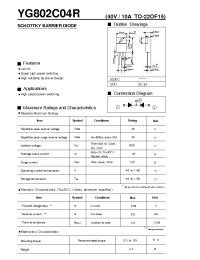 Datasheet YG802C04R manufacturer Fuji