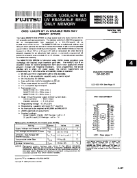 Datasheet 27C1028 manufacturer Fujitsu
