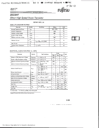 Datasheet 2SC3947 manufacturer Fujitsu