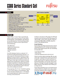 Datasheet CS6628 manufacturer Fujitsu