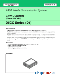 Datasheet D5CC manufacturer Fujitsu