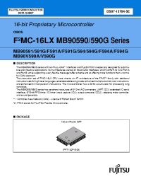 Datasheet DS07-13704-5E manufacturer Fujitsu