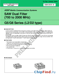 Datasheet E423121 manufacturer Fujitsu