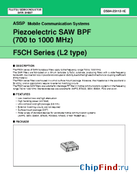 Datasheet F5CH-902M50L2EL manufacturer Fujitsu