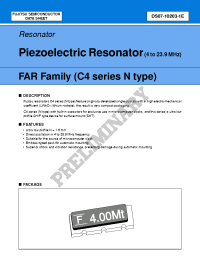 Datasheet FAR-C4CN-04000-L22-R manufacturer Fujitsu
