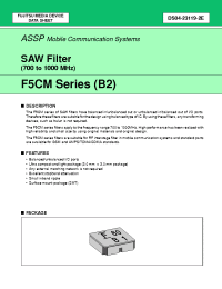 Datasheet FAR-F5CM-836M50-B268-U manufacturer Fujitsu