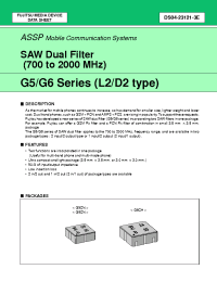 Datasheet FAR-G5CN-942M50-D294-V manufacturer Fujitsu