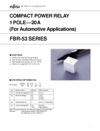 Datasheet FBR53ND10-Y manufacturer Fujitsu