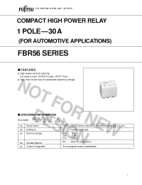 Datasheet FBR56ND09W1 manufacturer Fujitsu