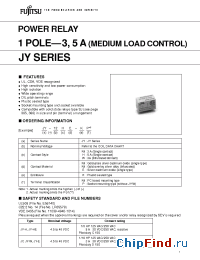 Datasheet JY-101-K manufacturer Fujitsu
