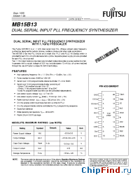 Datasheet MB15B13 manufacturer Fujitsu