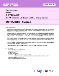 Datasheet MB15G000 manufacturer Fujitsu